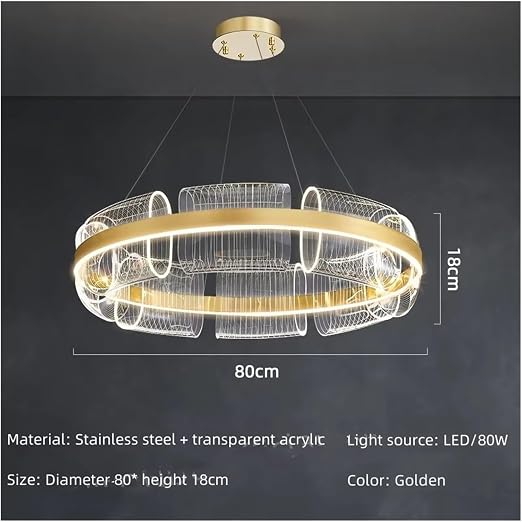 💎 Modern Crystal Chandelier Light ✨ | Luxury Ceiling Hanging Lamp 🌙🏡