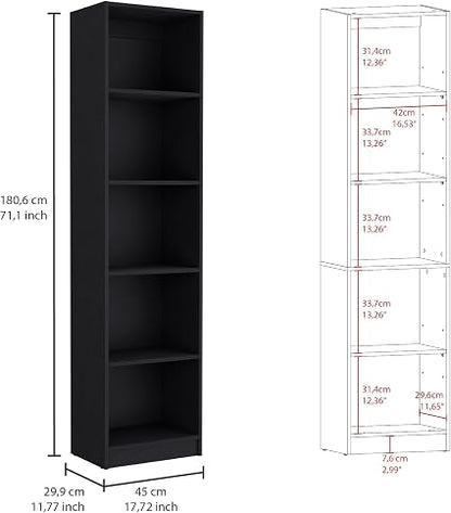 Modern Open Bookshelf Unit 📖✨ | Minimalist Storage Rack for Living Room, Office & Bedroom Decor