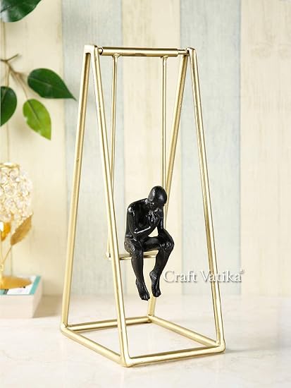 Modern Thinker Statue Decor 🧠✨ | Minimalist Resin Sculpture for Home & Office Aesthetic