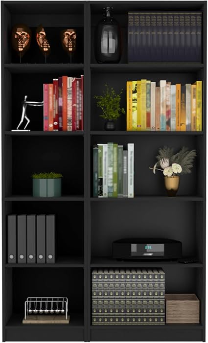 Modern Open Bookshelf Unit 📖✨ | Minimalist Storage Rack for Living Room, Office & Bedroom Decor