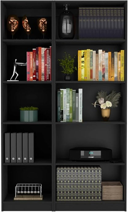 Modern Open Bookshelf Unit 📖✨ | Minimalist Storage Rack for Living Room, Office & Bedroom Decor
