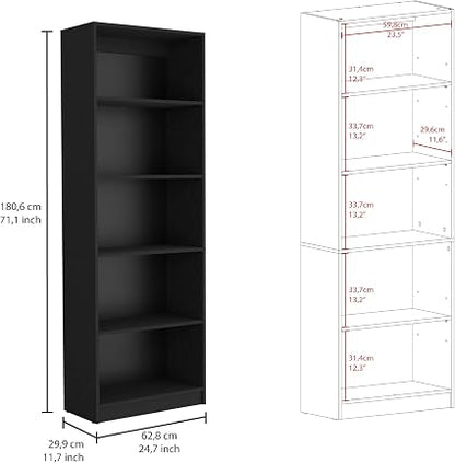 Modern Open Bookshelf Unit 📖✨ | Minimalist Storage Rack for Living Room, Office & Bedroom Decor