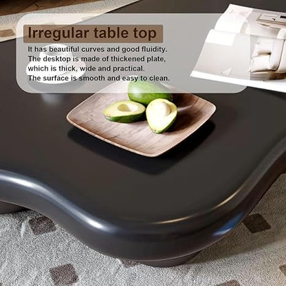 Modern Irregular Coffee Table ☕✨ | Minimalist Accent Table for Living Room & Bedroom Decor