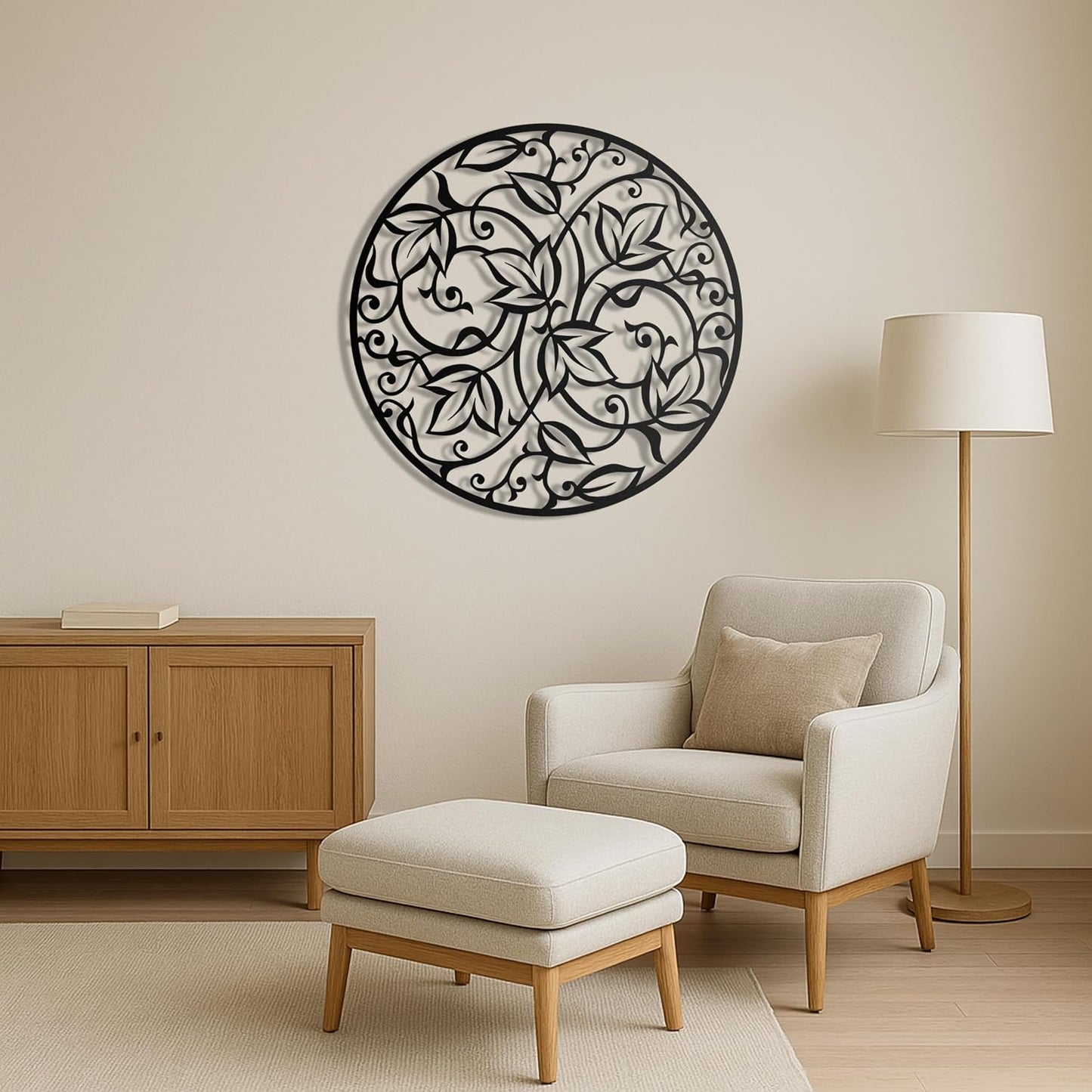 Farmhouse Botanical Table Decor – Rustic Seasonal Home & Entryway Accent