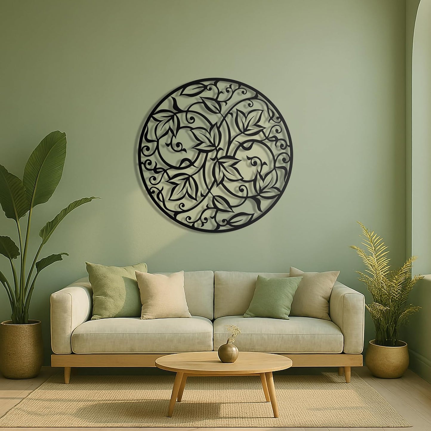 Farmhouse Botanical Table Decor – Rustic Seasonal Home & Entryway Accent