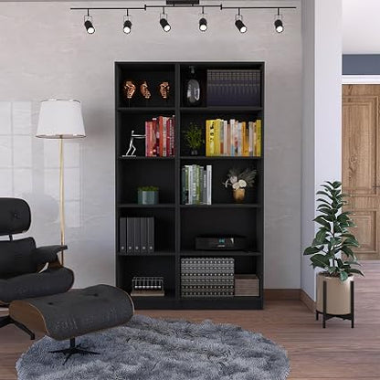 Modern Open Bookshelf Unit 📖✨ | Minimalist Storage Rack for Living Room, Office & Bedroom Decor